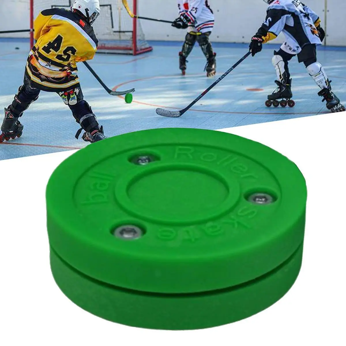Green Biscuit Training Hockey Bag Reusable Ice Bag Training Practice Ice Hockey Training Street Hockey Bag Practice