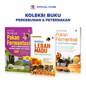 Buku Peternakan : Membuat Pakan Fermentasi Untuk Ternak Ruminansia / Budidaya Lebah Madu / Pustaka Baru Press - PB
