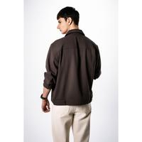 Gambar LARUSSO Droit Textured Jacket - Dark Grey - S dari LARUSSO STORE Kota Administrasi Jakarta Barat 2 Tokopedia