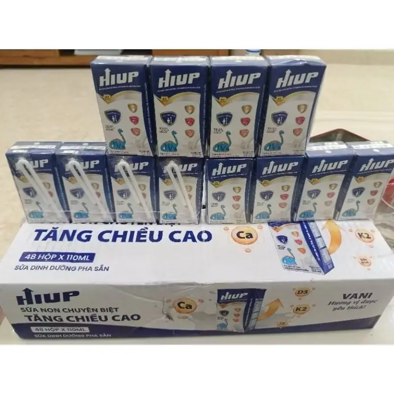 Sữa Hiup pha sẵn 110ml tăng chiều cao trên 2 tuổi nhập khẩu Hoa kì - Hãng Hiup 1