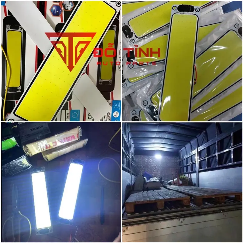 Đèn thùng xe tải. Đèn trần cabin ô tô COB chống nước, chống va đập Phụ Tùng 2