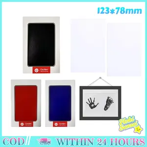 Bantalan Tinta Stempel Tangan & Kaki Baby Tanpa Kotor Pilihan 3 Warna Untuk Kenang-Kenangan Bayi