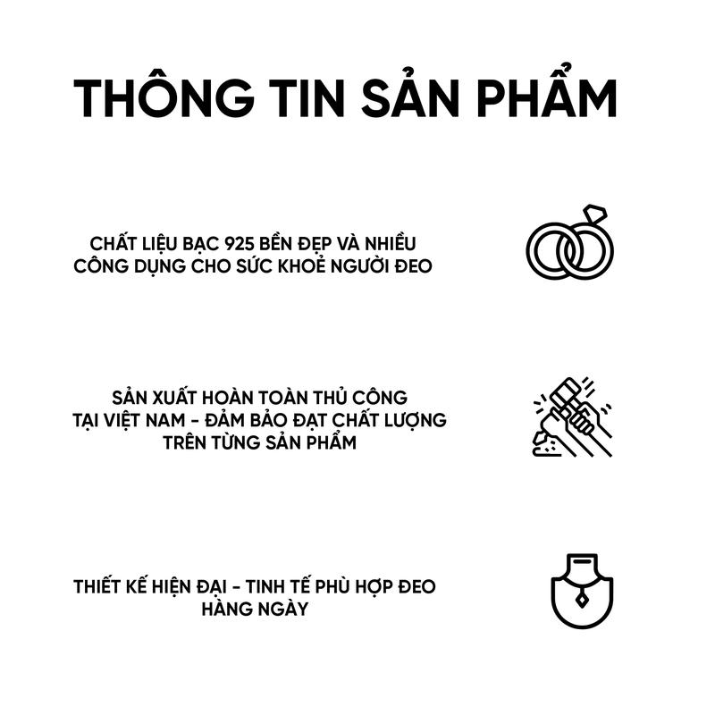 Product Introduction of Lắc chân đường tròn nối đá trắng BẠC S925 LANN A049 5