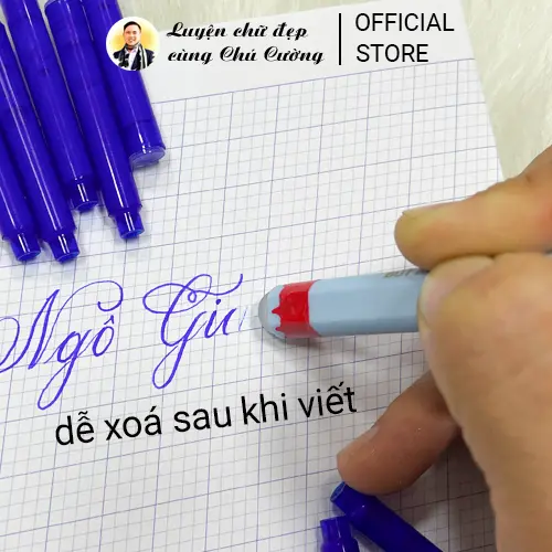 10 Ống Mực Xoá Cao Cấp Dành Cho Bé Luyện Chữ Đẹp