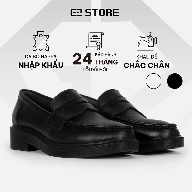 G2.STORE Giày Lười Nam Penny Loafer Da Nappa Cao Cấp Đế Cao Su Logo G2 Size 38-43 Phù Hợp Quần Âu Đi Làm Giày Tây Công Sở Trẻ Trung