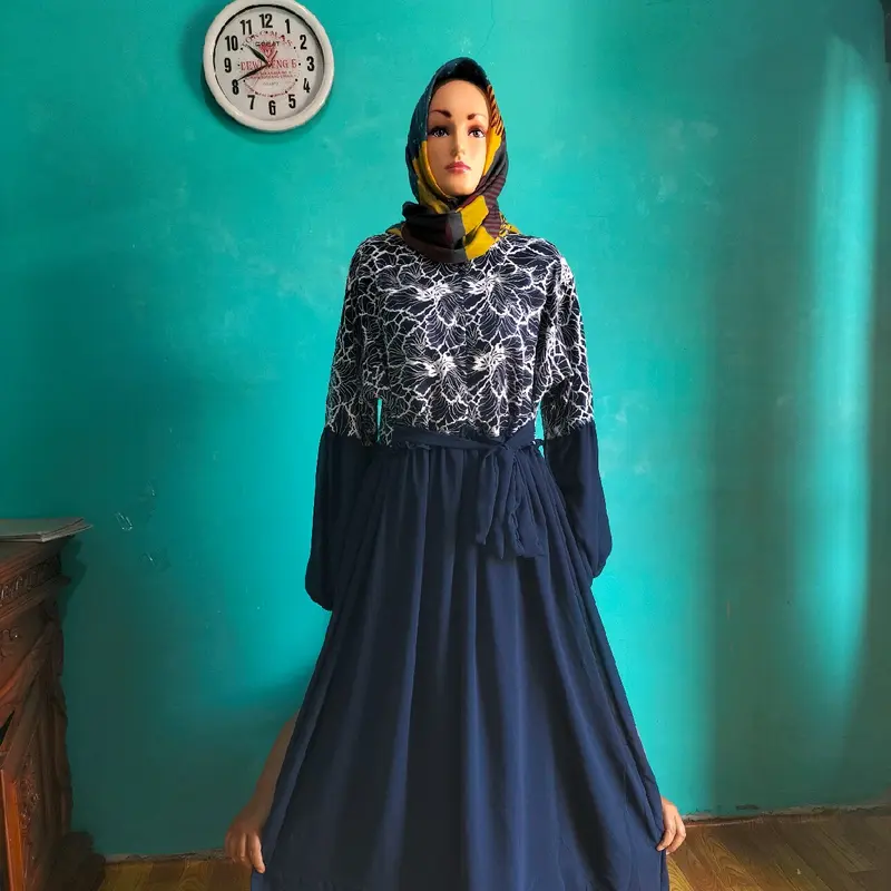 Paket 80K LIVE SALE baju gamis mururah meriah Muslim Wanita Dress Dewasa 4