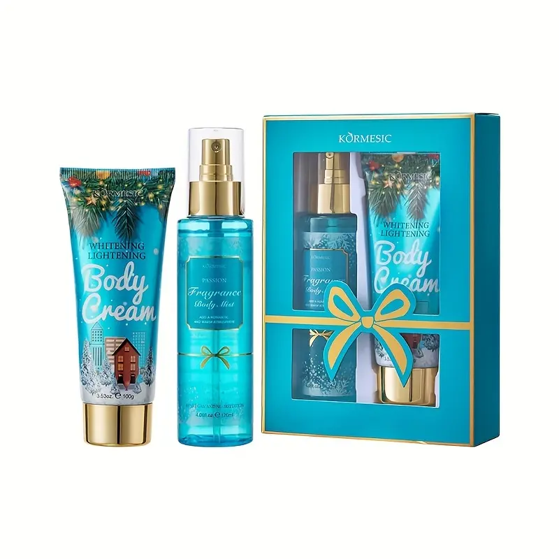2pcs/set, Fragrance Body Care Gift Set, Body Lotion And Body Mist Set, Moisturizing And Nourishing Skin, Long Lasting Fragrance, Mother's Day Gifts For Women Comfort Skin Care