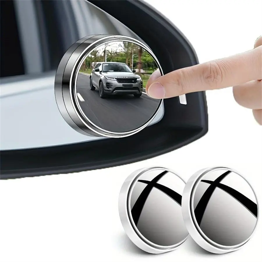 Car Rearview Mirror, 360 Degree Adjustable Blind Spot Mirror, Wide Angle Mirror, Car Exterior Accessories for Car Safety