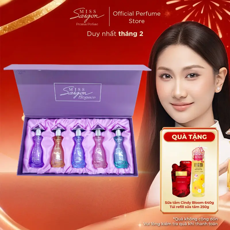 Set 5 chai Miss Saigon – Quà tặng ngọt ngào