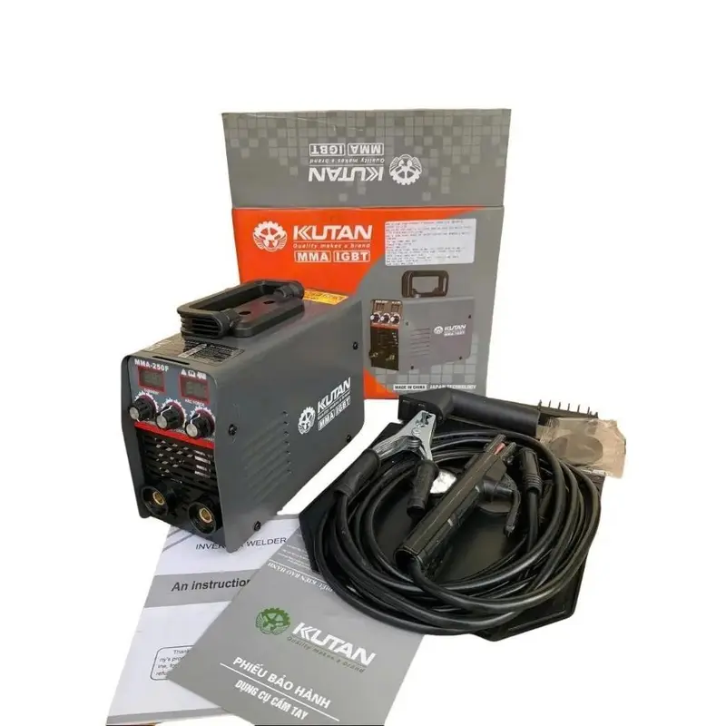 Máy Hàn Mini Chính Hãnh KUTAN MMA-250F 6 Tụ mới- Máy Hàn Que Cho Gia Đình, Tặng dây hàn đầy đủ) 5