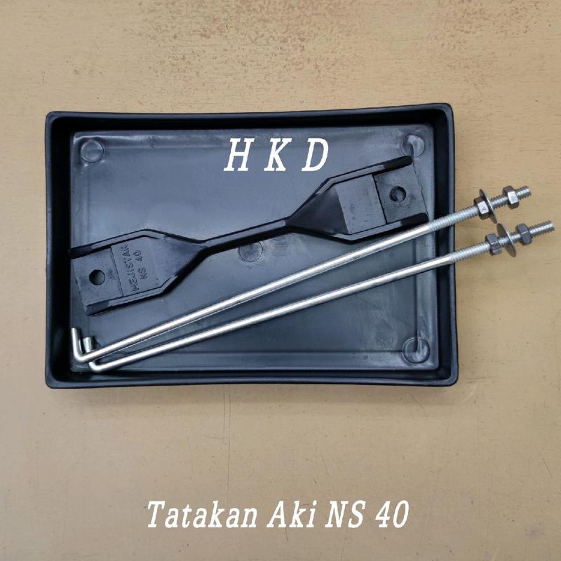 TATAKAN DUDUKAN AKI ACCU MOBIL NS 40  PLUS BRACKET 3