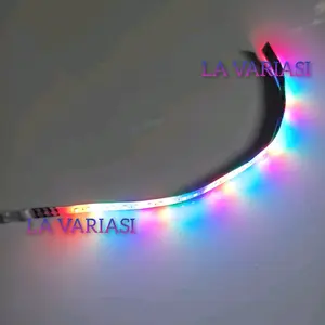 LAMPU LED STRIP FLEXIBLE FLEKSIBEL 32LED 30CM RUNNING 12V MOTOR MOBIL WATERPROOF