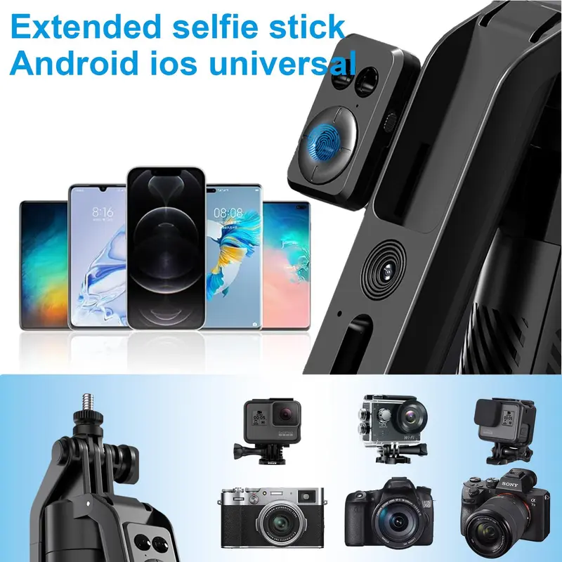 Auto Face Tracking Phone Holder, 360° Rotation Face Body Phone Tracking Tripod, Smart Shooting Camera Mount for Live Vlog Streaming Video, Selfie 4