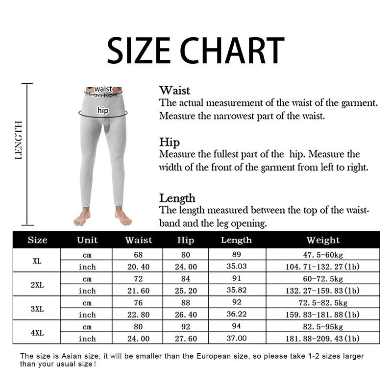 Product Introduction of Men Thermal Underwear Skin-Friendly Winter Warm Long Johns Men'S Soft Elastic Large Size Leggings Comfortable Tights 0