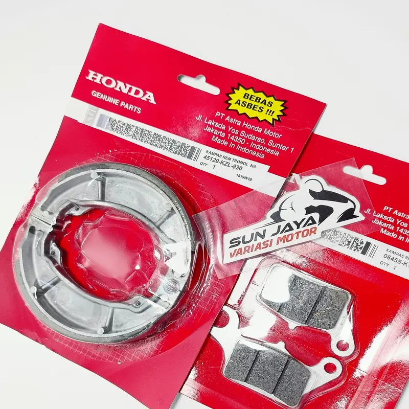 Kampas Rem Depan - Belakang Beat FI - Vario - Spacy - Scoopy - Vario 125 / 150 - Beat 2