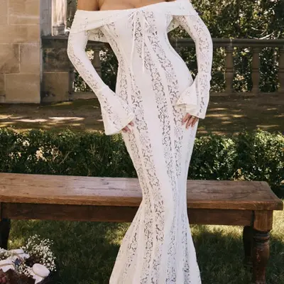 Bonnie Lace Maxi Dress Fashion Nova | TikTok Shop