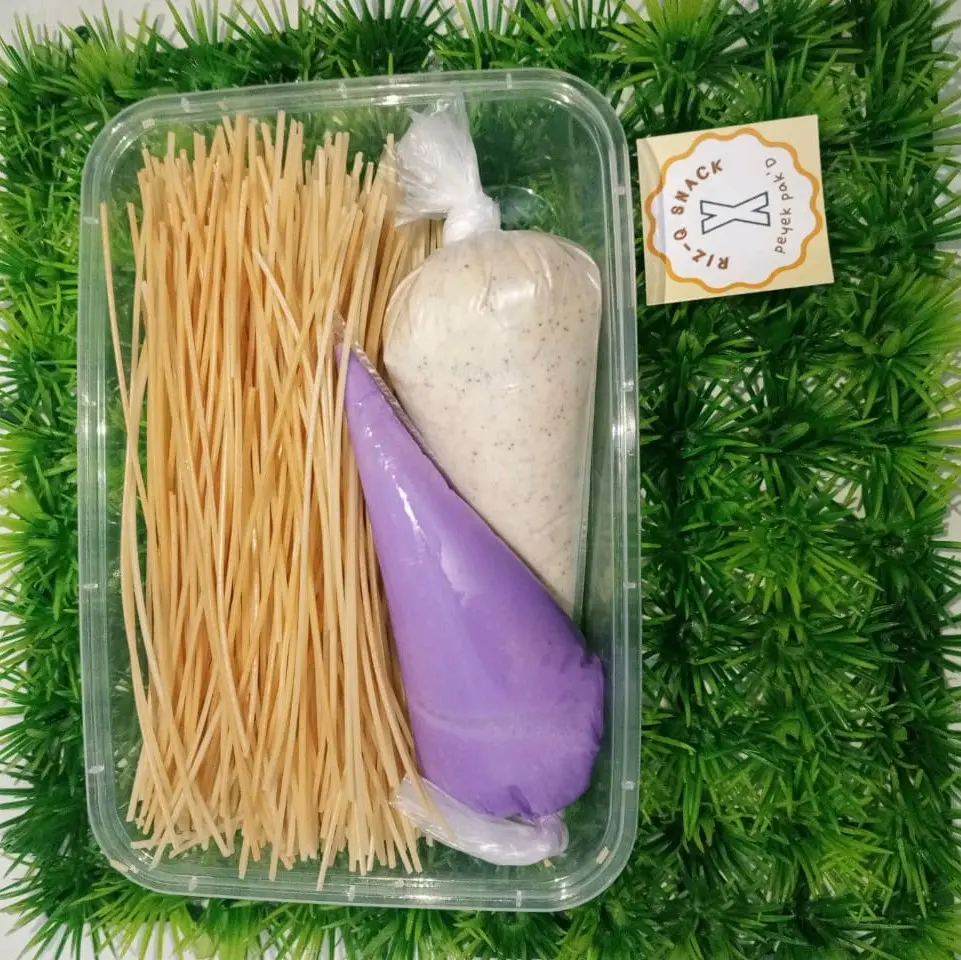 MIE LIDI MANIS COKLAT LUMER berat 100g KEMASAN BOX Snack Manis