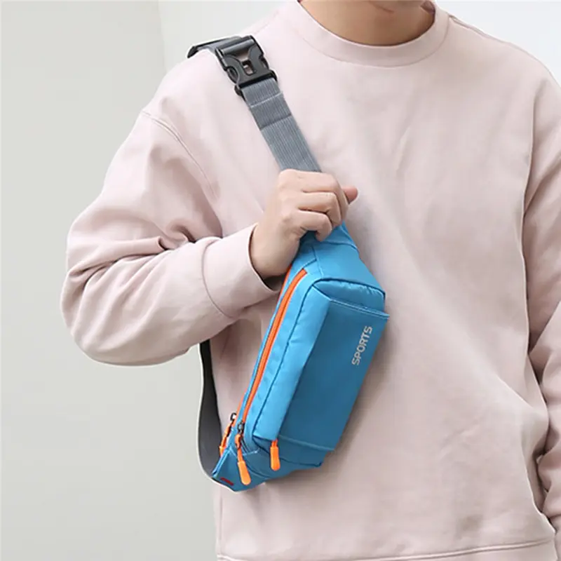 Túi Đeo Hông Đa Chức Năng Cho Điện Thoại Di Động, Túi Đeo Vai, Messenger Bag Nam Túi Bao Tử Đeo Chéo 4