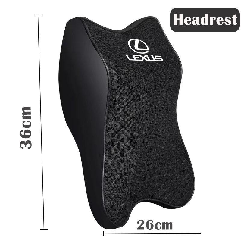 Product Introduction of Gối ô tô, Tựa đầu và tựa lưng, Đệm thắt lưng bằng bông Nhớ Ghế ô tô, Thích hợp cho Lexus UX, LX570, ES200, RX270, NX200, ES300h, RX300, Nội thất 15