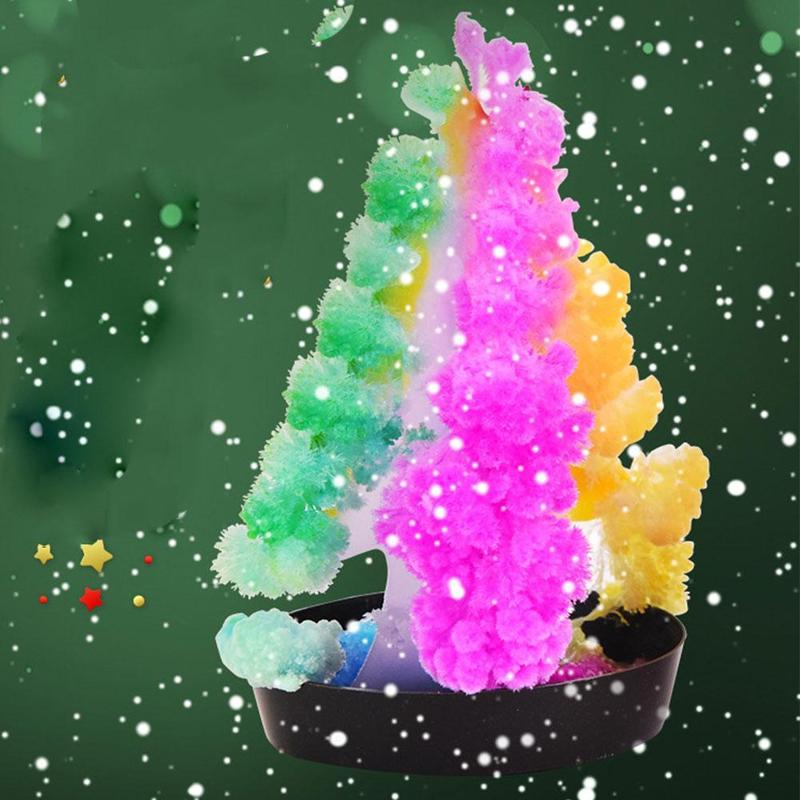 Product Introduction of Pokok Krismas Berwarna-warni, DIY, Dengan Kepingan Salji, Pokok Kertas, Bunga Tumbuh Air Ajaib Dipertingkat, N2A1 17
