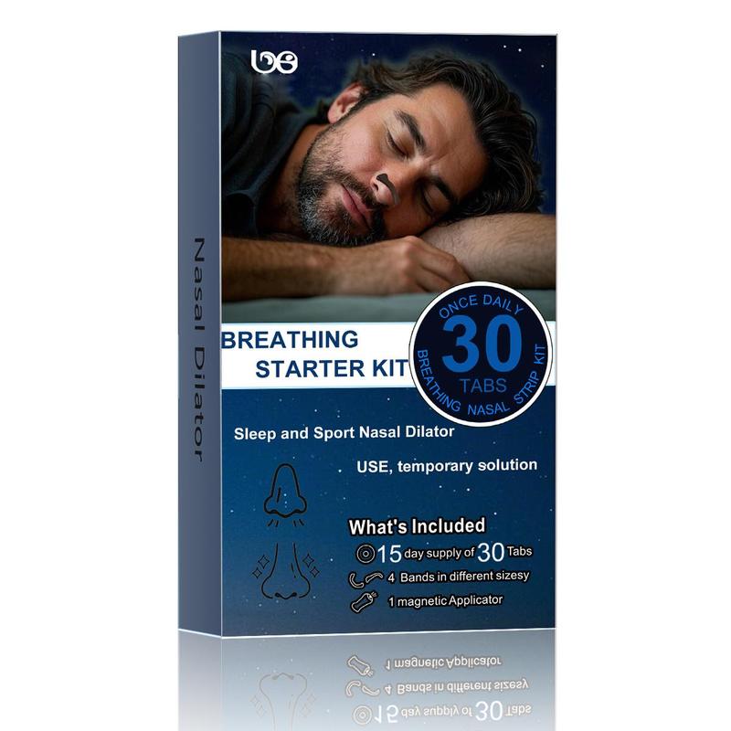 Nasal Dilator, 1 Set Nasal Dilator for Men & Women, Breathing Exercise Starter Kit, Fitness and Training Equipment for Home Gym 5