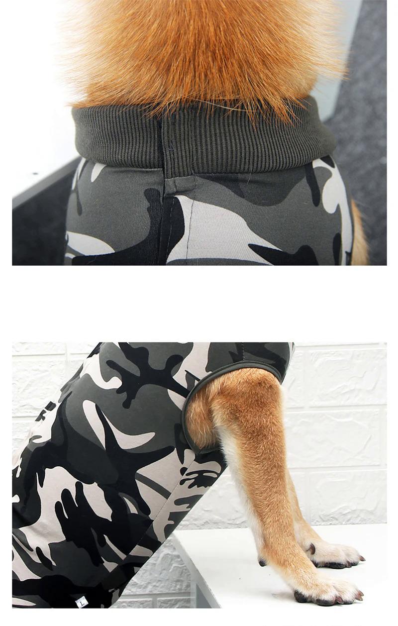 Product Introduction of Bộ đồ phục hồi cho chó, Quần áo phẫu thuật vết thương bụng, Áo vest Onesies cho thú cưng chống liếm, Thích hợp cho chó sau phẫu thuật, Bộ đồ khử trùng 19