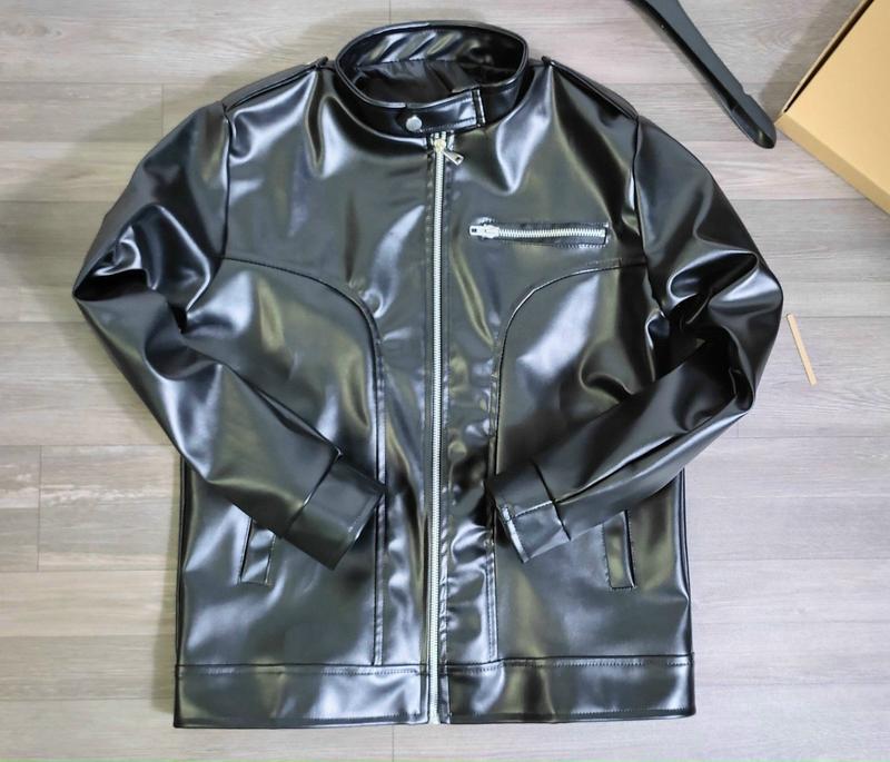 Product Introduction of Áo Khoác Da Nam Khóa Kéo Thiết Kế Chuẩn Form Phong Cách Hàn Quốc Menswear Jacket 4