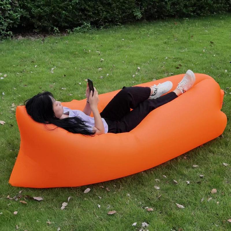 Giường bãi biển bơm hơi cho người lười ngoài trời sofa không khí nghỉ trưa túi…