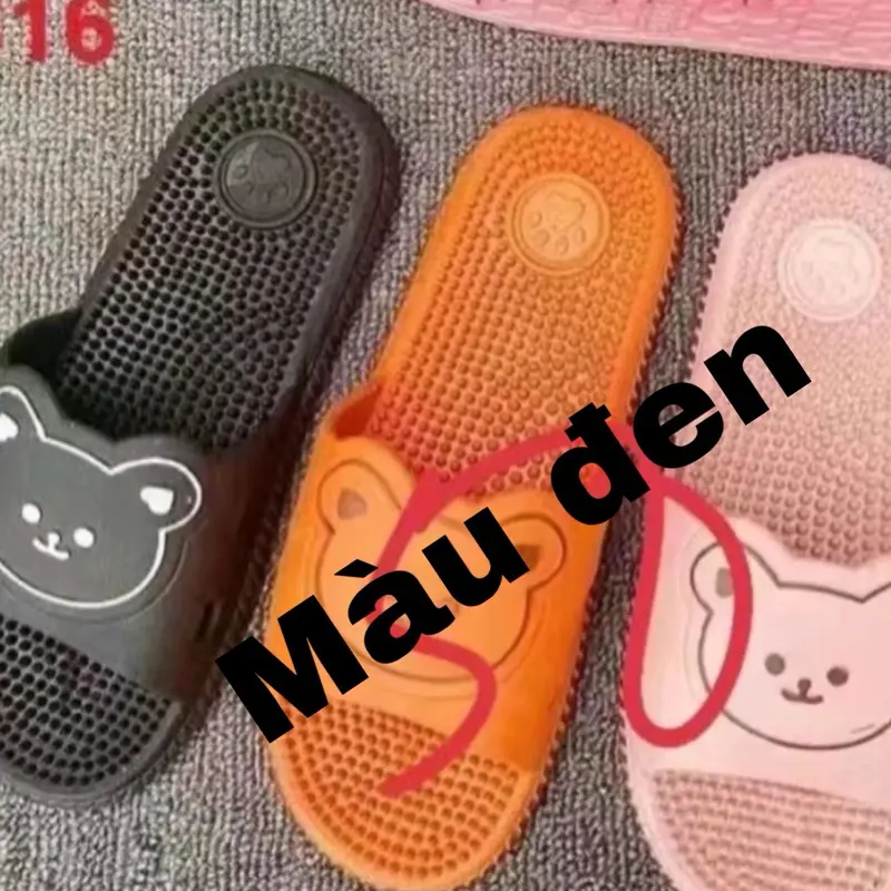 Dép Đi Trong Nhà Dép Massage Chân Nam Nữ Đế Đúc Chống Trơn Có Gai Massage Cực Tốt Cho Sức Khỏe (Hi) Cao Su 8