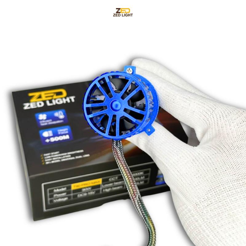 Đèn Pha Bi Cầu T90 PROMAX ZED LIGHT - Hàng Cao Cấp 90W - Lắp Cho Oto Xe Máy Chân Bóng H4 ĐiệnBình 12-24V - Bảo Hành 24 Tháng 6
