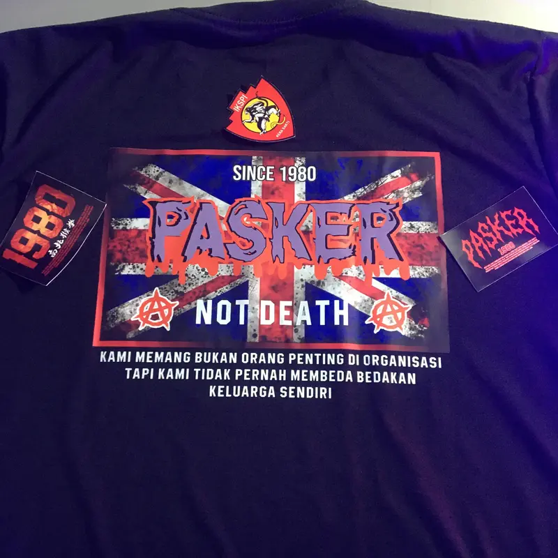 Kaos Kera Sakti PASKER FLAG Liar Menyala Saat Terkena Cahaya 4
