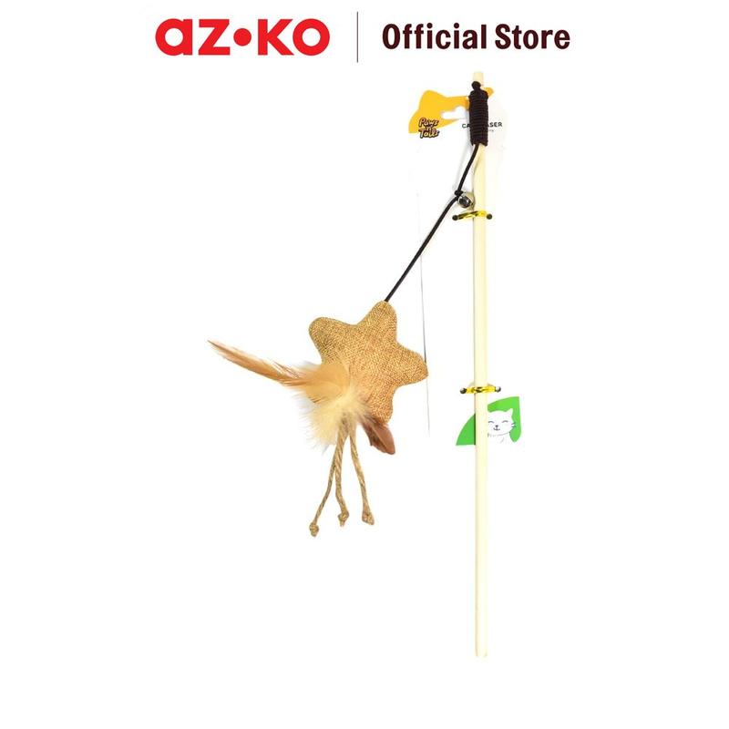 AZKO Paws N Tail Mainan Kucing Stick With Flowers - Shop | Tokopedia