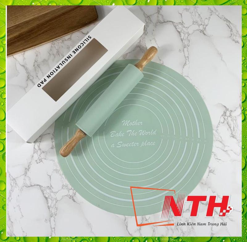 Thảm nhào bột chống dính silicon làm bánh và cán lăn bột Silicon