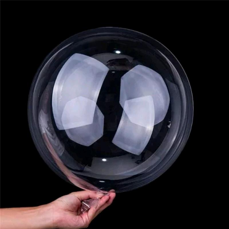 Balon pvc bobo 12 inch / balon pvc transparan bening 3