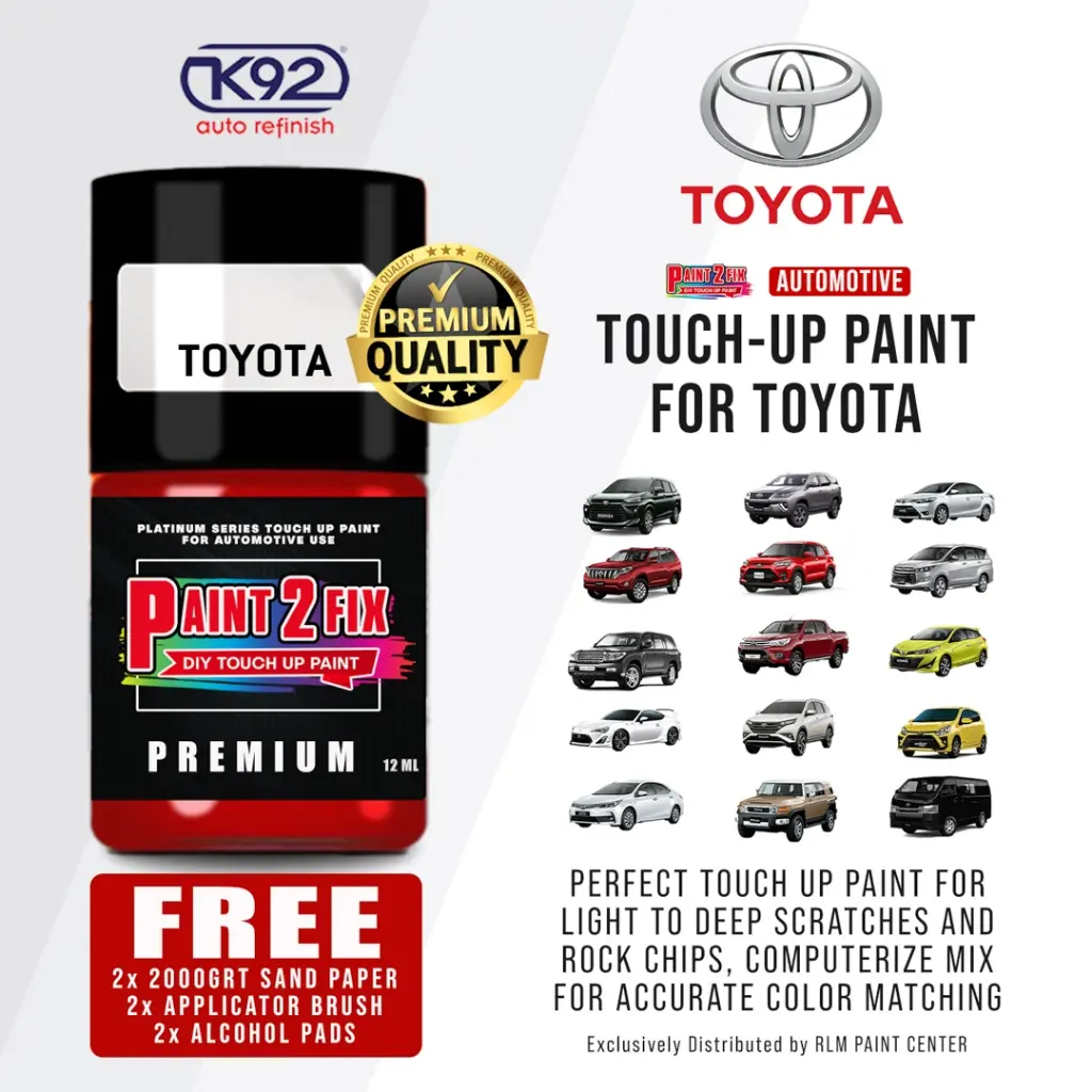 【70% OFF SALE】TOYOTA 12ml PAINT2FIX DIY PREMIUM TOUCH UP CAR PAINT PEN SCRATCH CONCEALER LX RETOUCH