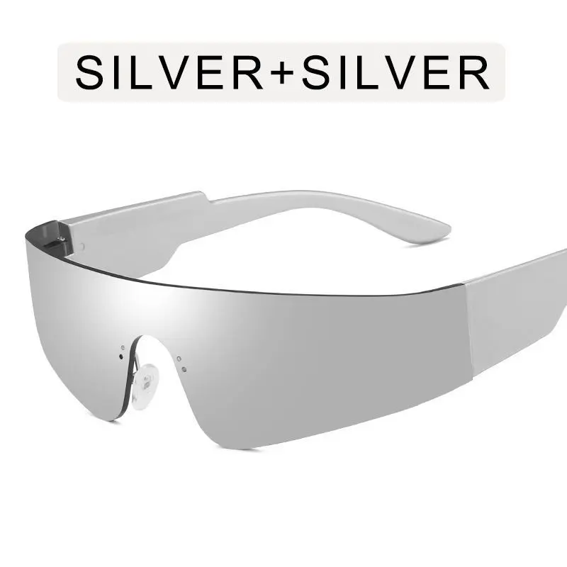 [2427 Positive Reviews] Cyberpunk Y2K Sunglasses For Women, Windproof Cycling Outdoor Mountaineering Goggles For Men, Full Coverage Sun Glasses