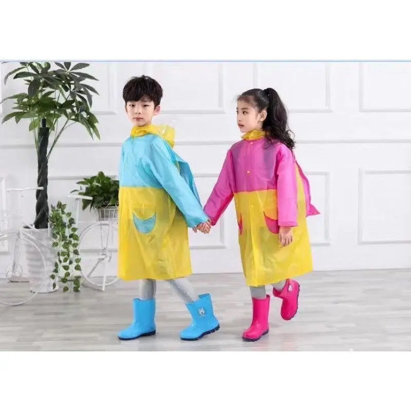 Kids Raincoat 4-13Thn Jas Hujan Anak Ponco Karakter Mantel Poncho 0767 1