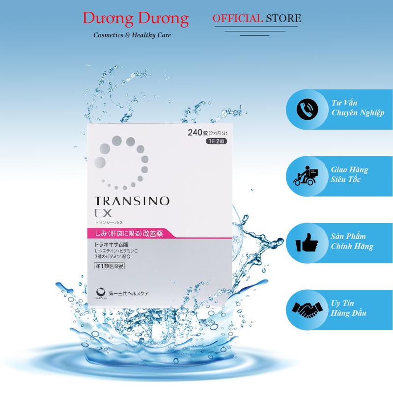 [Mẫu Mới] Viên Uống Transino Whitening Hỗ Trợ Làm Đẹp Da Nhật Bản vienuong