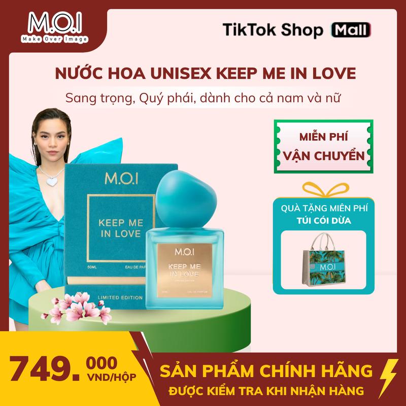 [TẶNG TÚI CÓI CAO CẤP M.O.I] NƯỚC HOA UNISEX KEEP ME IN LOVE PHIÊN BẢN GIỚI HẠN 50ml CỦA HỒ NGỌC HÀ Perfume Cosmetic Women Mỹ Phẩm