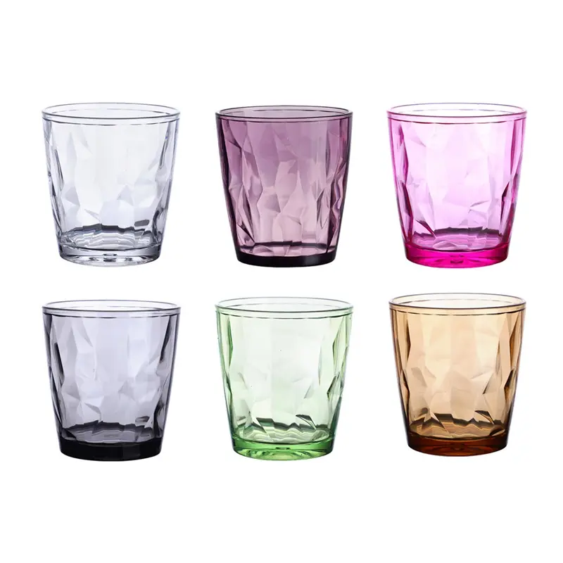 Unbreakable Premium Drinking Glasses Plastic Tumbler Cups BPA Free Cup Drinkware