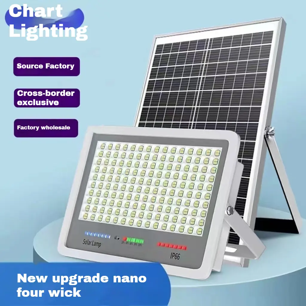 Upstar 500W 600 LED!! Lên đến 300 mét vuông, nhà Đèn năng lượng mặt trời ngoài trời sân Đèn Pha Led, chống nước siêu sáng chiếu Sáng Đèn Đường