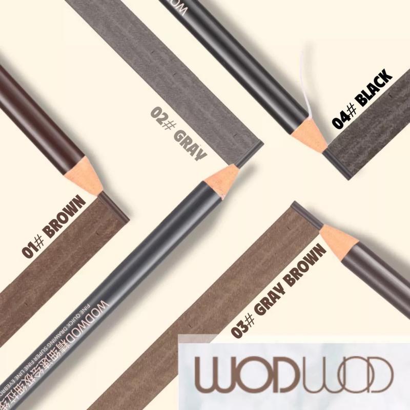 Chì xé kẻ mày WODWOD cứng phẩy sợi Eyebrow Pencil sắc nét chuyên dùng cho Makeup trang điểm Cosmetic Mỹ Phẩm Phấn Phủ 3