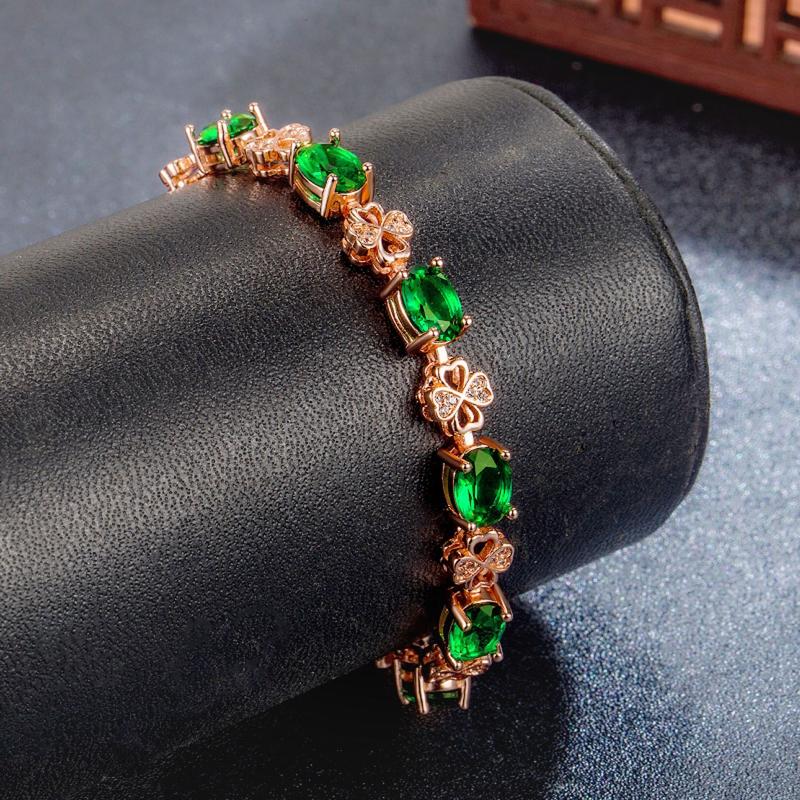 Product Introduction of Rose Gold Plated Emerald Diamond Earrings Ring Pendant Necklace Jewelry Set Exquisite Green Diamond Jewelry cincin perak ring silver silver diamond cincin perak lelaki 12