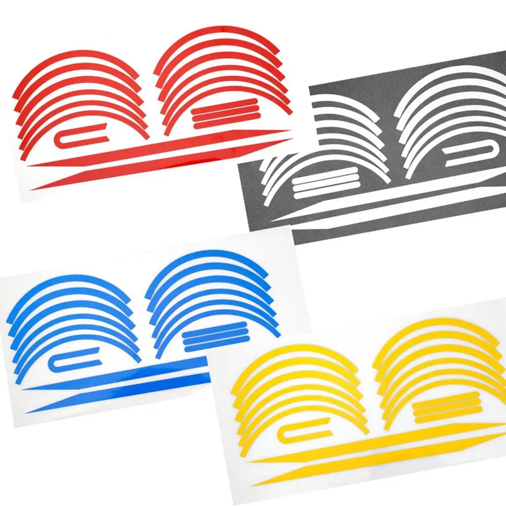 Warning Strip Night Safety Electric Scooter Parts Reflect Light Tags Reflective Styling Stickers Skateboard Sticker Paster Decals