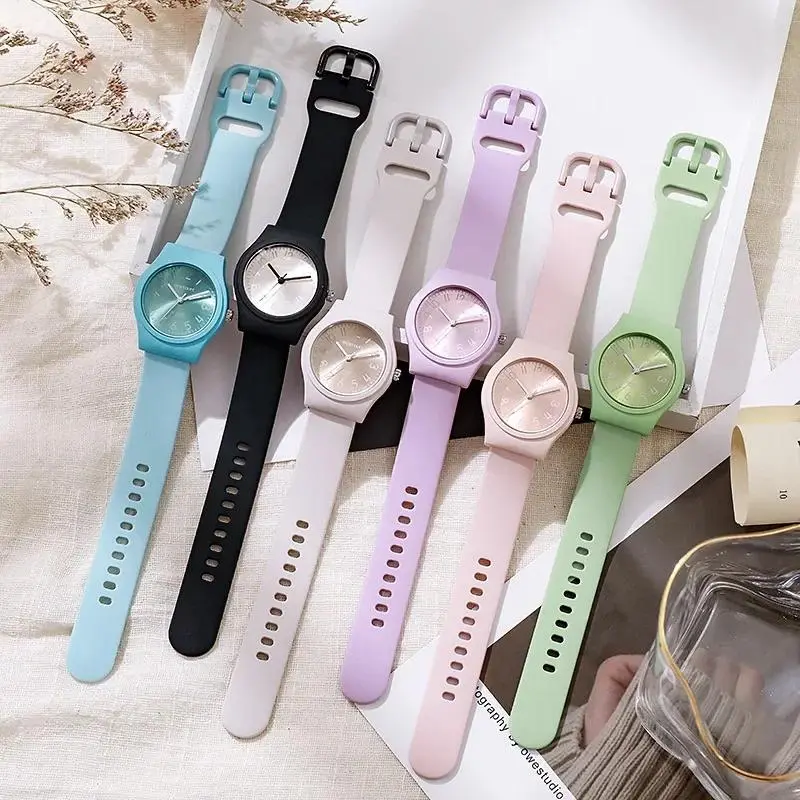 Candy-colored Fashion Casual Silicone Student Children's Watches