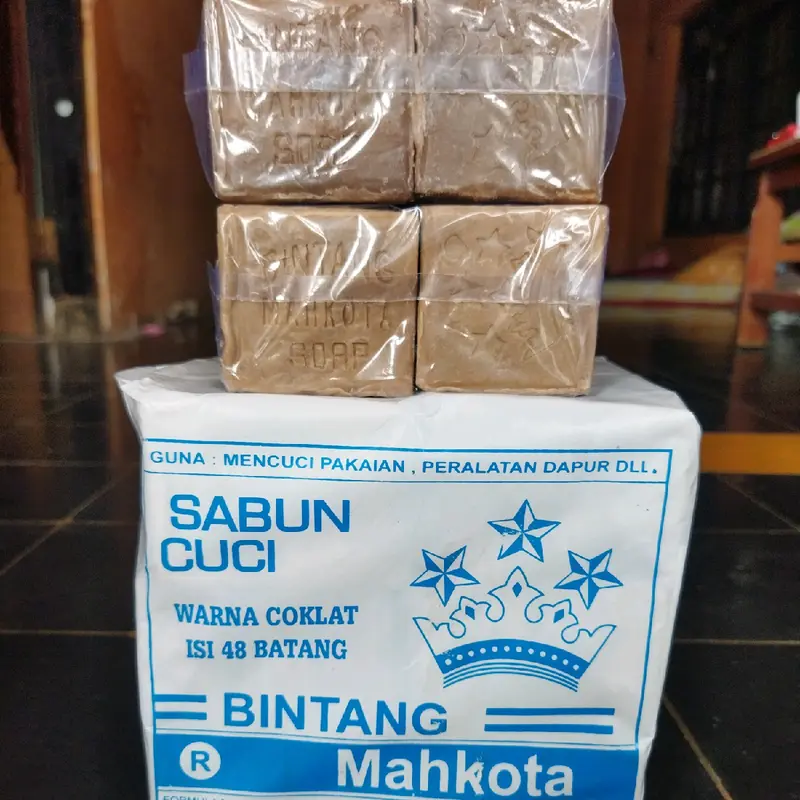 HARGA 1 ball isi 6pack 48pcs Sabun Cuci Bintang Mahkota pembersih multiguna Anti bakteri 1