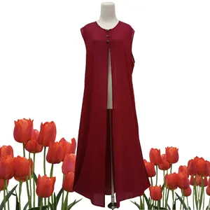 luaran baju wanita atasan rompi cardigan panjang fashion muslim