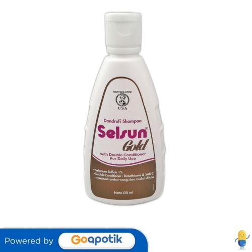 Gambar SELSUN GOLD SHAMPOO 120 ML dari Apotek Farma Medika by GoApotik Kota Tangerang Selatan Tokopedia