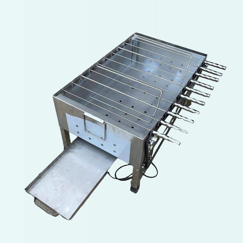 Bếp Nướng Than Hoa INOX 304 - Siêu Bền, Có Motor , tai xách 1