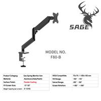 Promo SAGE F80 Bracket breket TV Monitor LED LCD Gas Spring ARM Tilt ...